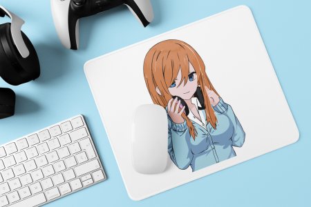 Miku Nakano - Printed animated Mousepad for animation lovers