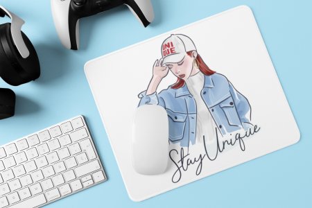 Stay unique- Printed animated Mousepad for animation lovers