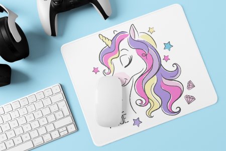 Baby unicorn - Printed animated Mousepad for animation lovers