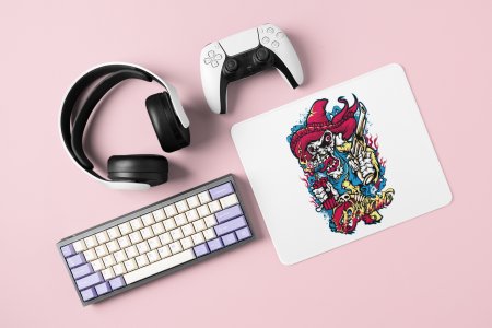 White devil- Printed animated Mousepad for animation lovers