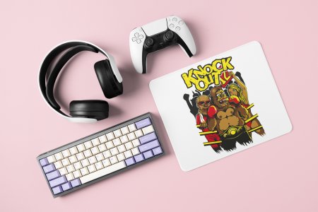 Knock out - Printed animated Mousepad for animation lovers