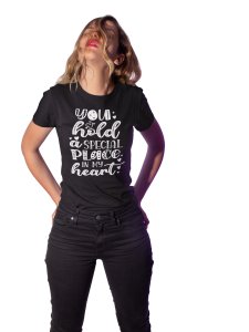 You Hold A Special Place in My Heart Cool Printed T-Shirts for valentine