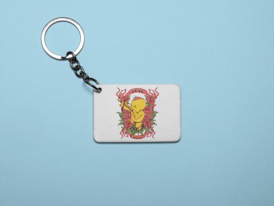 Baby cupid - Printed acrylic animated Keychain(Pack Of 2)