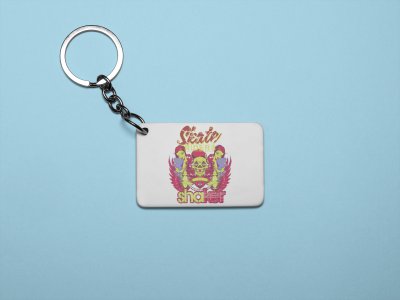 Shaker - Printed acrylic animated Keychain(Pack Of 2)