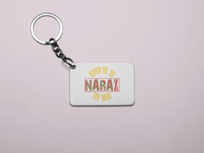 Khud Se Hi Naraz- Printed Acrylic Keychains(Pack Of 2) )