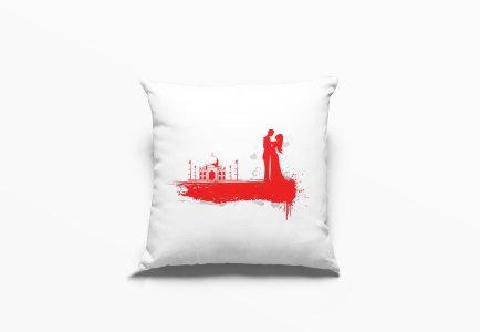 Couples Barred From Clicking Lovey Dovey Poses At Taj Mahal -Printed Pillow Covers For (Pack Of Two)