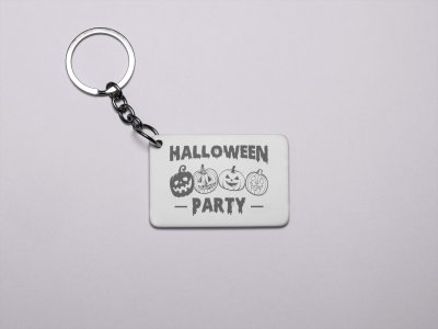 Halloween party, pumpkin-Printed Acrylic Keychains(Pack Of 2)