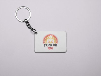 Trick Or Treat-Printed Acrylic Keychains(Pack Of 2)
