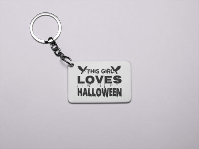 This Girl Loves Halloween-Two Birds-Printed Acrylic Keychains(Pack Of 2)