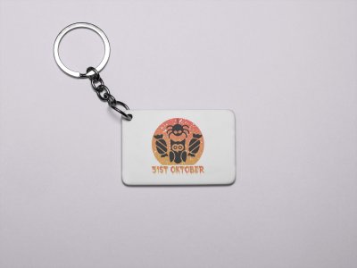 31st Oktober-Printed Acrylic Keychains(Pack Of 2)