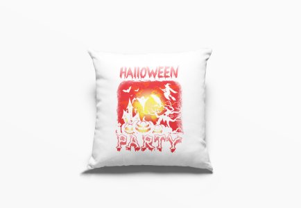 Halloween Party-Tress Evil Pumpkins-Halloween Theme Pillow Covers (Pack Of 2)