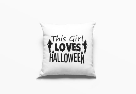 This Girl Loves Halloween-Witches-Halloween Theme Pillow Covers (Pack Of 2)