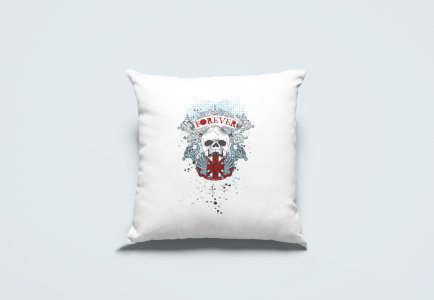 Skull Forever -Printed Pillow Covers(Pack Of 2)