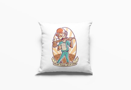 Old Time Batter-Printed Pillow Covers(Pack Of 2)