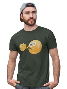 Drunker Emoji T-shirt (Green) -Foremost Gifting Material for Your Friends and Close Ones