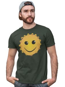 Smiley Face with Many Emoticons T-shirt (Green) - Clothes for Emoji Lovers - Suitable for Fun Events - Foremost Gifting Material for Your Friends and Close Ones