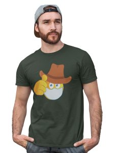 Mask is Compulsory Emoji T-shirt (Green) - Clothes for Emoji Lovers -Foremost Gifting Material for Your Friends and Close Ones