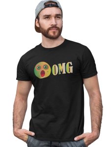 Shocked Emoji Printed T-shirt - Clothes for Emoji Lovers - Suitable for Fun Events - Foremost Gifting Material for Your Friends and Close Ones