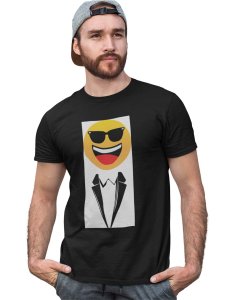 Real Gentleman Emoji T-shirt - Clothes for Emoji Lovers - Suitable for Fun Events - Foremost Gifting Material for Your Friends and Close Ones