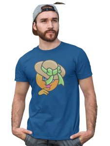 Shy Emoji T-shirt (Blue) - Clothes for Emoji Lovers - Suitable for Fun Events - Foremost Gifting Material for Your Friends and Close Ones