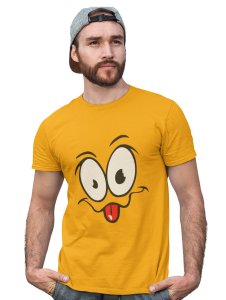 Baby Tongue Emoji T-shirt (Yellow) - Clothes for Emoji Lovers - Suitable for Fun Events - Foremost Gifting Material for Your Friends and Close Ones