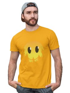 Dissappearing Emoji T-shirt (Yellow) - Clothes for Emoji Lovers - Suitable for Fun Events - Foremost Gifting Material for Your Friends and Close Ones