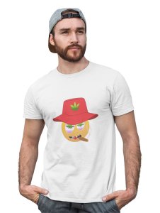 Thug Emoji T-shirt (White) - Clothes for Emoji Lovers -Foremost Gifting Material for Your Friends and Close Ones