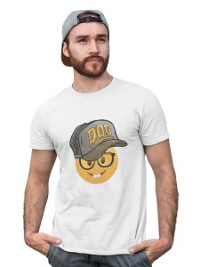Rabbit Teeth with a Cap Emoji T-shirt (White) - Clothes for Emoji Lovers -Foremost Gifting Material for Your Friends and Close Ones