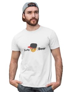 Alcoholic Emoji T-shirt (White) - Clothes for Emoji Lovers -Foremost Gifting Material for Your Friends and Close Ones