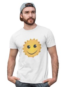 Smiley Face with Many Emoticons T-shirt (White) - Clothes for Emoji Lovers -Foremost Gifting Material for Your Friends and Close Ones