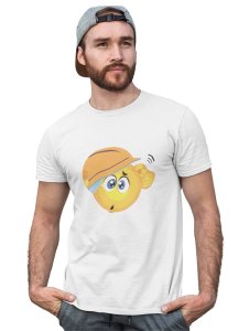Engineer Emoji T-shirt (White) - Clothes for Emoji Lovers -Foremost Gifting Material for Your Friends and Close Ones