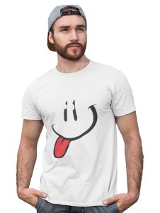 Tougue Twister Emoji T-shirt (White) - Clothes for Emoji Lovers -Foremost Gifting Material for Your Friends and Close Ones