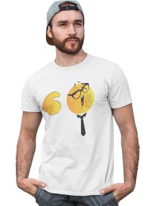 Strong Man Emoji T-shirt (White) - Clothes for Emoji Lovers -Foremost Gifting Material for Your Friends and Close Ones
