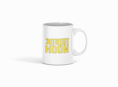 Aawara Hoon - Printed Coffee Mugs For Bollywood Lovers
