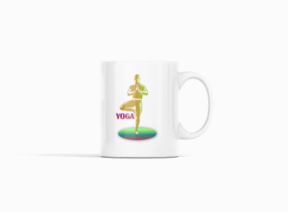 Yoga Vrikshasana - Printed Coffee Mugs For Yoga Lovers