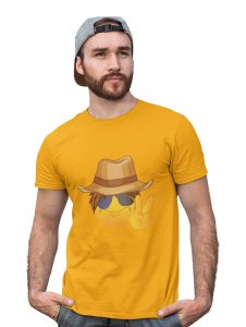 Say Cheese Printed Emoji T-shirt (Yellow) - Clothes for Emoji Lovers - Suitable for Fun Events - Foremost Gifting Material for Your Friends and Close Ones