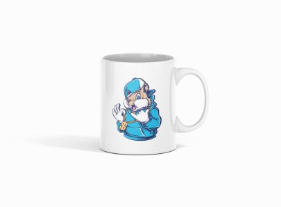 Rich Squirrel - animation themed printed ceramic white coffee and tea mugs/ cups for animation lovers