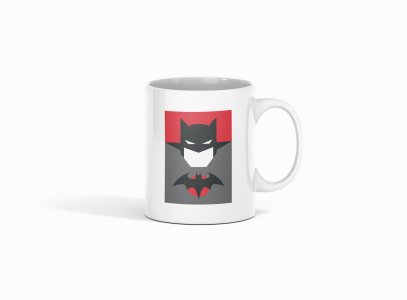 Batman smiling - animation themed printed ceramic white coffee and tea mugs/ cups for animation lovers