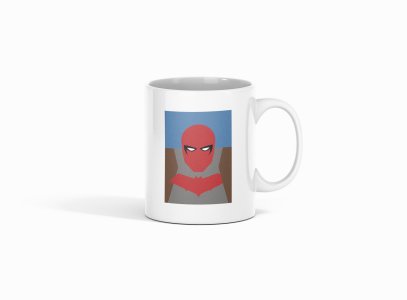 Red Hood - animation themed printed ceramic white coffee and tea mugs/ cups for animation lovers