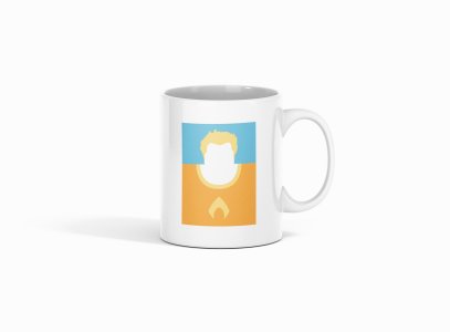 Aquaman - animation themed printed ceramic white coffee and tea mugs/ cups for animation lovers