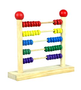 Wooden colourful computing rack, counting beads abacus/ beads counting frame for childrens