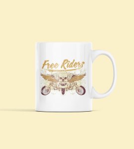 Free Rider - animation themed printed ceramic white coffee and tea mugs/ cups for animation lovers