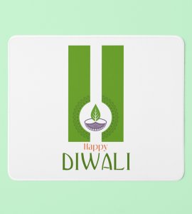 Go Green Diwali Mouse Pad - Celebrate with Nature, Preserve Traditions