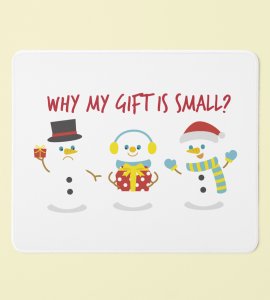 Who Gave Small Gifts?: Unique And Funny Designed Mouse Pad by Perfect Gift For Office Collegaues