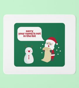 Santa Didn't Got You Gift: Best Designer Mouse Pad For Christmas by Most Liked Gift For Office Colleague