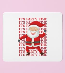 Santa's Party Time: Cute And Beautiful Designed Mouse Pad by Best Gift For Secret Santa