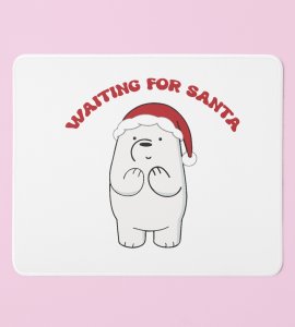 Christmas With Bear: Best Bear Designed Mouse Pad by Best Gift For Secret Santa