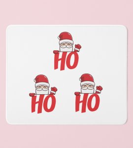 Santa Is Here: Cute Reindeer Designed Mouse Pad by Unique Gift For Secret Santa