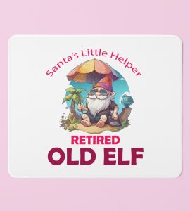 Santa's Old Elf : Funniest Designed Mouse by Unique Gift For Secret Santa