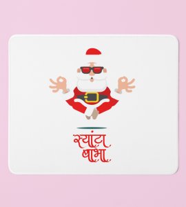 Santa Baba: Funny Designer Mouse Pad by Best Gift For Office Colleagues